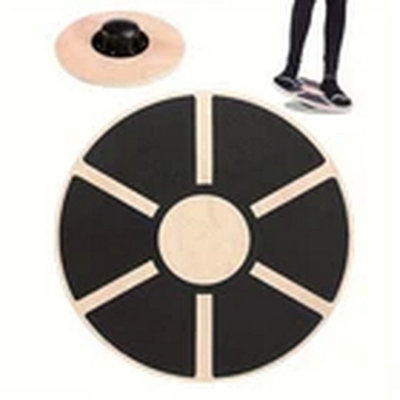 Wooden Wobble Board Fitness Rehabilitation Aid from B&Q