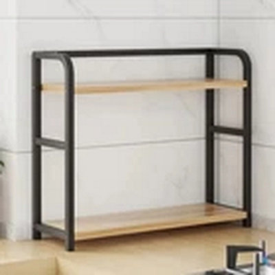 2 Tier Wooden Spice Rack Kitchen Storage Shelf