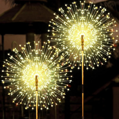  - Solar Lights Outdoor Garden Led Solar Powered Light Lamp Diy Warm White 4Pcs