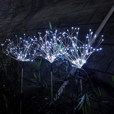  - Solar Lights Outdoor Garden Led Solar Powered  Light Lamp Diy Day Light White  4Pcs