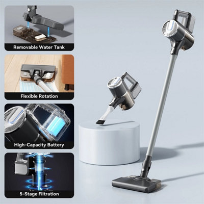 6000W Cordless Vacuum Cleaner Upright Lightweight Handheld Home Tool from B&Q