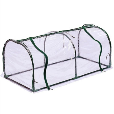 Faboer Tunnel Growhouse Garden Plant Greenhouse With Pvc Cover Metal Frame from B&Q