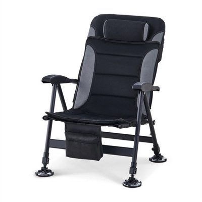Folding Fishing Camping Chair With 4-Level Adjustable Backrest from B&Q
