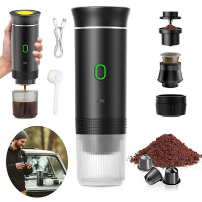 Portable Rechargeable Wireless Espresso Coffee Maker from B&Q