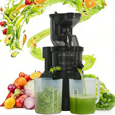 Slow Masticating Electric Juicer Fruit Squeezer from B&Q