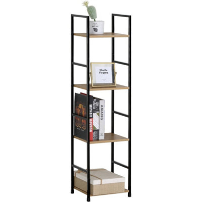 4-Tier Ladder Shelf Tall Bookcase Storage Unit from B&Q