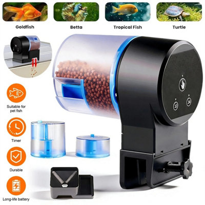 Smart Automatic Fish Feeder Aquarium Tank Timer Dispenser from B&Q