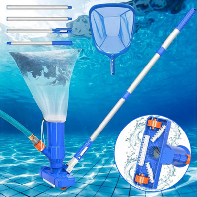 Pool Vacuum Cleaner Kit With Skimmer Net And Brush For Pool Spa And Pond from B&Q