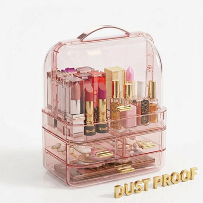  - 3 Drawer Large Cosmetic Makeup Storage Organiser