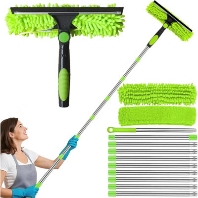 Telescopic Window Cleaner 4.5M Glass Squeegee Equipment from B&Q