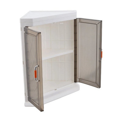  - 2 Tier Triangular Corner Spice Storage Rack