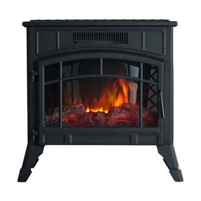  - Freestanding Electric Fireplace Heater With Flame Effect