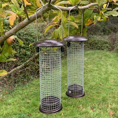 - 2 Pack Hanging Wild Bird Nut Feeder