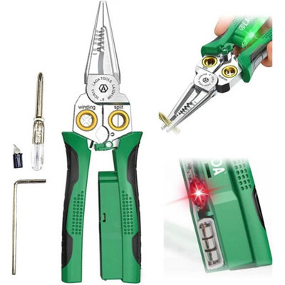  - 8-In-1 Multifunctional Electrician Needle Nose Pliers