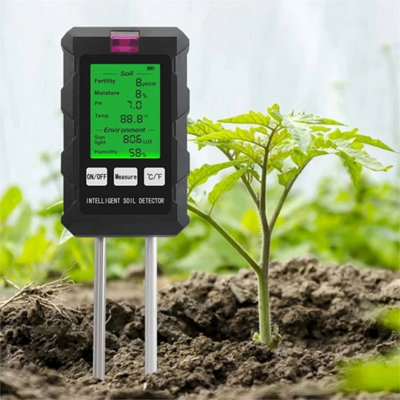 Digital Soil Ph Temperature Moisture Tester Multifunctional Analyzer from B&Q