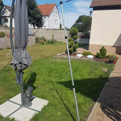 2Pcs Telescopic Adjustable Steel Tent Poles For Canopy Awning from B&Q