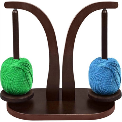 Handmade Yarn Spinner Wooden Wool Yarn Winder Knitting Accessories from B&Q