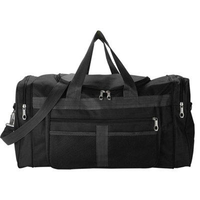 Black Extra Large Holdall Duffle Bag Travel Gym Sports Luggage from B&Q