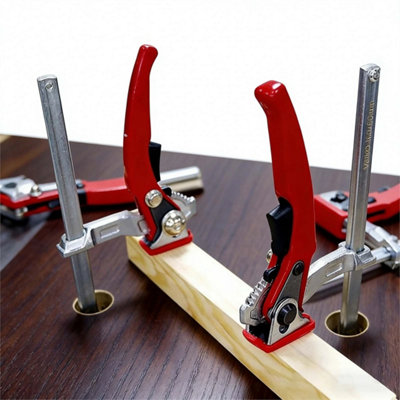 2Pcs Steel Quick Ratchet Guide Rail Clamp 300 X 60mm Mft from B&Q