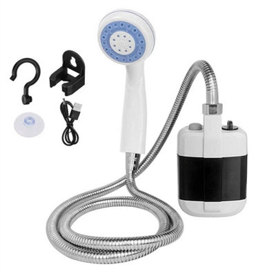 Portable Usb Rechargeable Camping Shower Pump Outdoor Electric Shower from B&Q