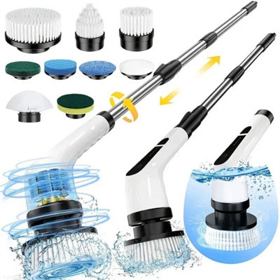  - 9-In-1 Cordless Electric Spin Scrubber Bathroom Cleaning Brush