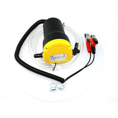 Electric Car Diesel Engine Oil Change Pump Transfer Extractor Suction Syphon 12V from B&Q