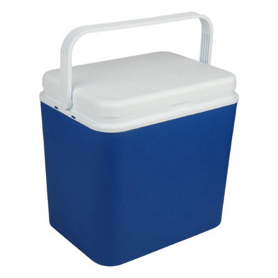 B&Q 30L Cool Box Ice Cooler For  Hot/cold Food & Drink, Camping, Bbq, Travel