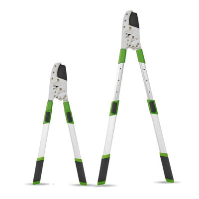Heavy Duty Extendable Telescopic Anvil Lopper Tree Branch Cutter 28/40 Pruner from B&Q