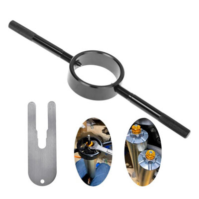  - Motorcycle Bike Fork Spring Compressor Tool Set For Upside Down Streetbike Fork