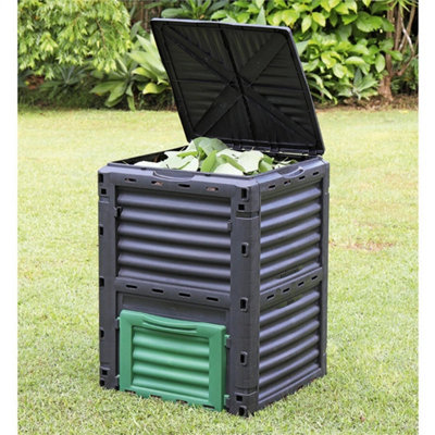 300L Garden Outdoor Composter Bin Organic Waste Compost Converter from B&Q