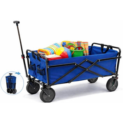 Folding Collapsible Shopping Picnic Utility Wagon Cart Trolley Buggy from B&Q