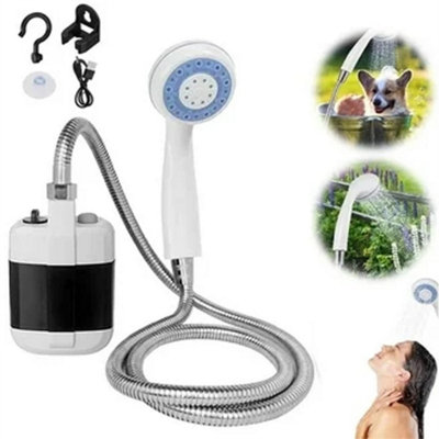Outdoor Shower Usb Rechargeable Shower Water Pump For Camp Hiking from B&Q