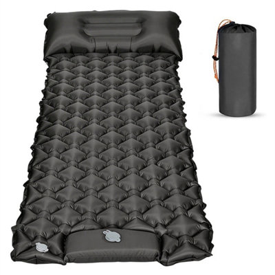 Camping Sleeping Self Inflating Mat 10Cm Thick Single Camp Air Bed from B&Q