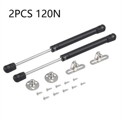 120N 2Pcs Hydraulic Gas Spring Strut Cabinet Door Lid Support Hinge from B&Q