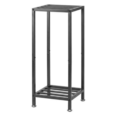  - 2 Tier Plant Stand Flower Pot Rack Shelf Planter Holder Indoor Outdoor