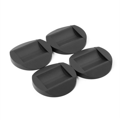 4Pcs Furniture Caster Cups Rubber Anti-Sliding Protector Feet from B&Q