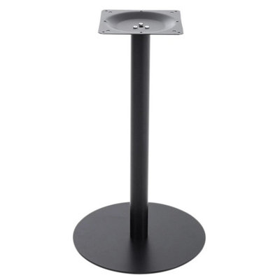  - 75Cm Round Steel Pedestal Table Leg Base Steel Support For Coffee & Bar Table