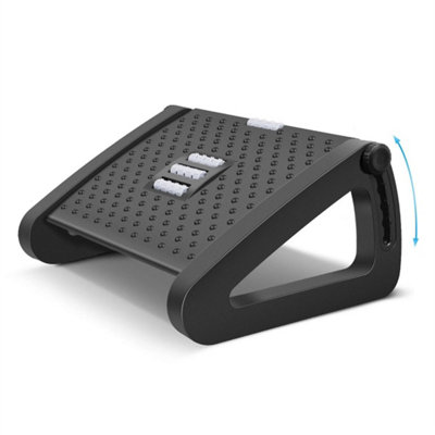 Adjustable Ergonomic Office Footrest Under Desk from B&Q