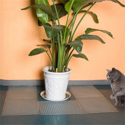 8-Piece Cat  Spike Mat Garden Deterrent Repellent from B&Q