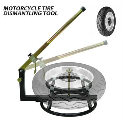 Motorcycle Tyre Changer Bead Breaker Bike For Mechanics Workshop from B&Q