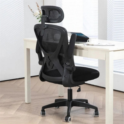 Mesh Office Chair Swivel Gas Lift Height Adjust Ergonomic Computer from B&Q