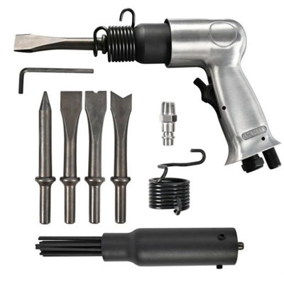 Needles Air Pneumatic Needle Scaler Deruster Rust Paint Remover Tool from B&Q