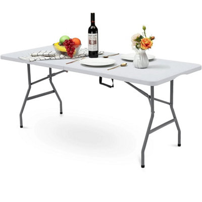  - 5Ft Camping Heavy Duty Folding Trestle Table