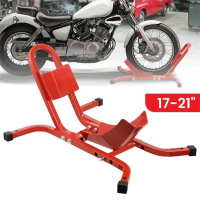 Motorcycle Front Wheel Chock Transport Paddock Stand from B&Q