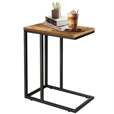 62X51X35Cm Narrow Slim Bedside Side Table Sofa End Nightstand from B&Q