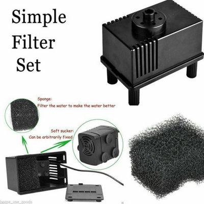  - Solar Powered Water Fountain Pump Garden Pond Submersible Filter Fish Tank Kit