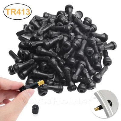  - Tubeless Rubber Car Tyre Wheel Snap Valves Universal 100Pcs Tr413