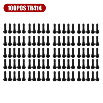  - Tubeless Rubber Car Tyre Wheel Snap Valves Universal 100Pcs Tr414