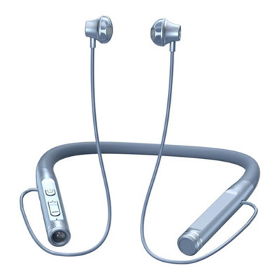 Blue Magnetic Neckband Bluetooth 5.2 Earphones Handsfree from B&Q