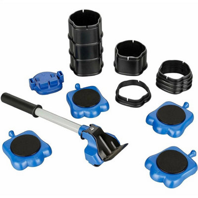 13Pcs Heavy Duty Lifter Movers Furniture Roller 1200Kg Set from B&Q